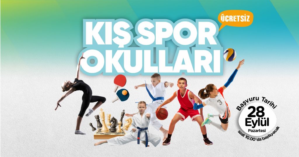 Başiskele’de Kış Spor Okulları’na Başvurular Başladı