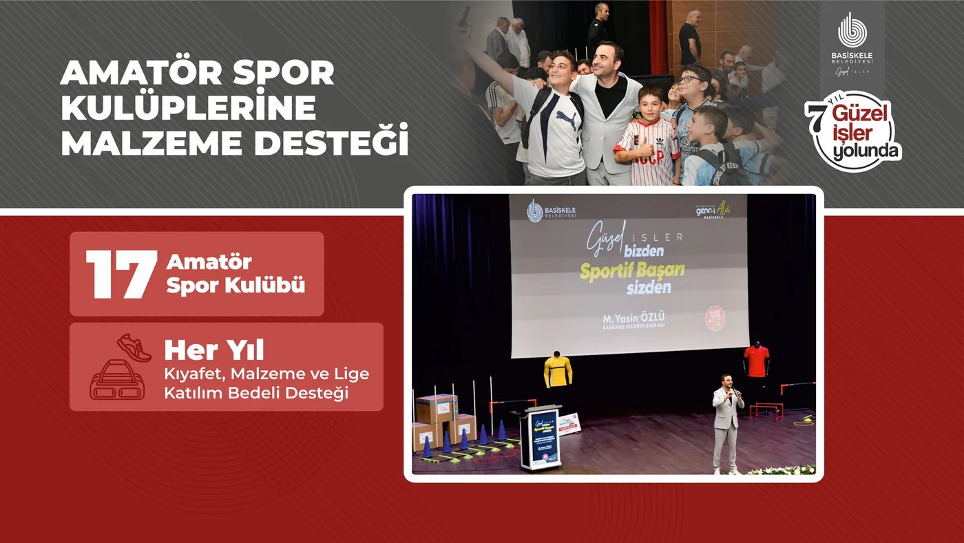 Amatör Spor Kulüplerine Malzeme Desteği — sunum görseli