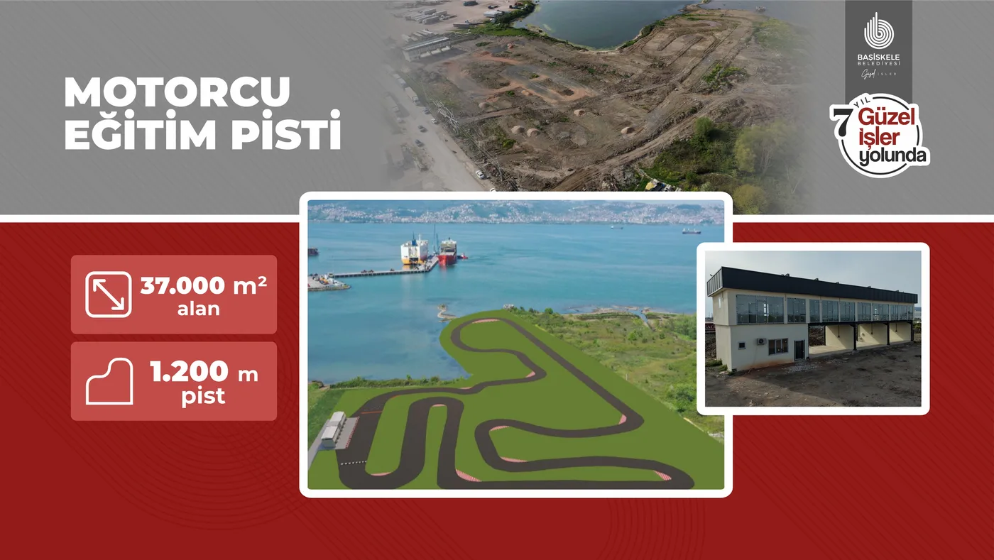 Motorcu Eğitim Pisti — sunum görseli